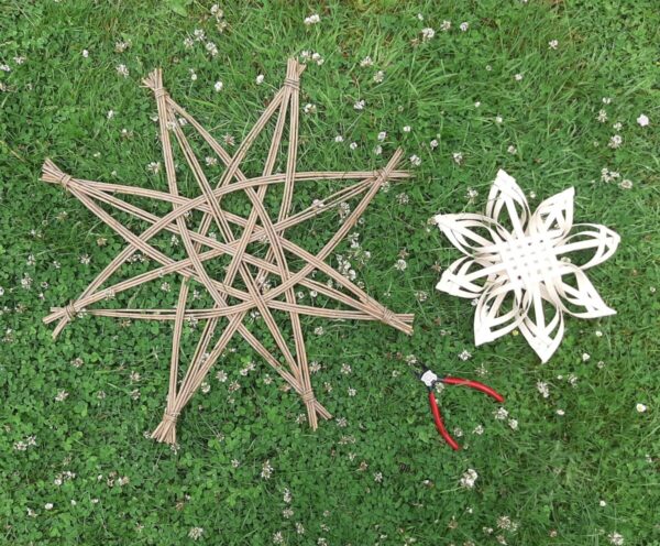 Christmas stars, willowstars, cane stars